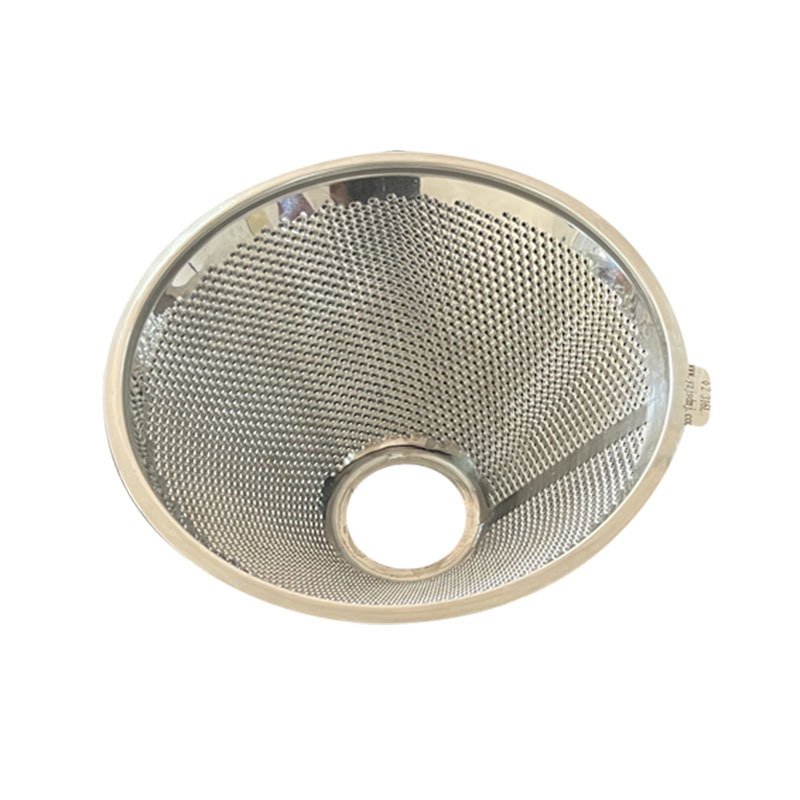 Grater hole screen